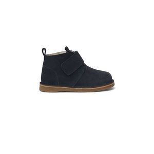 Lined Split Leather Ankle Boots